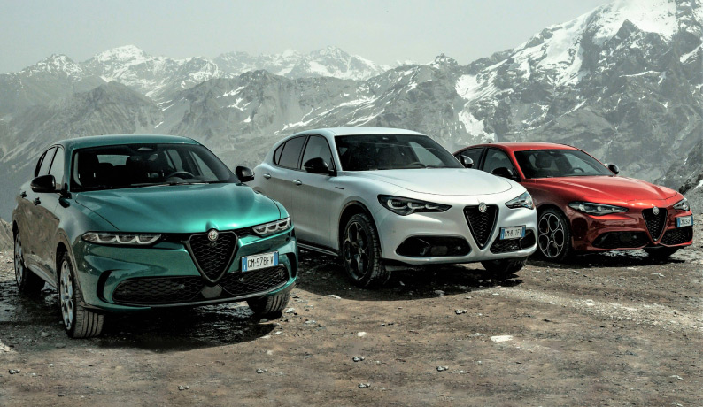 Club der Alfa Romeo Giulia, Stelvio und Tonale Fahrer